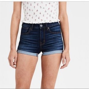 American Eagle Hi-Rise Shortie Shorts
